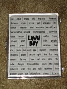 Lawn Boy Lyrics Magnets Vol. 1 (4)
